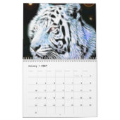 Mural Esprit du calendrier des grands chats 2011 (Jan 2027)