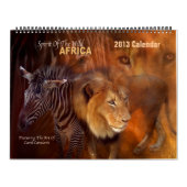 Mural Esprit du sauvage - calendrier 2013 d'art de (Protection)