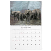 Mural Esprit du sauvage - calendrier 2013 d'art de (Feb 2027)
