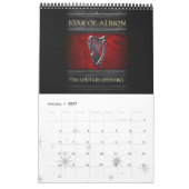 Mural Étoile 2017 de calendrier de couverture de livre (Jan 2027)