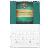 Mural Étoile 2017 de calendrier de couverture de livre (Mar 2026)