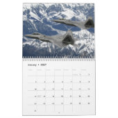 Mural F-22 Calendrier des rapaces (Jan 2027)