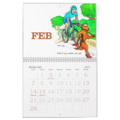 Mural Faisant un cycle 2013 - Calendrier pour des (Feb 2027)