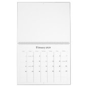 Mural Faites votre propre grand calendrier énorme fait (Feb 2026)