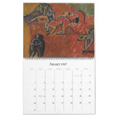 Mural Faune de Kalahari - calendrier (Jan 2027)
