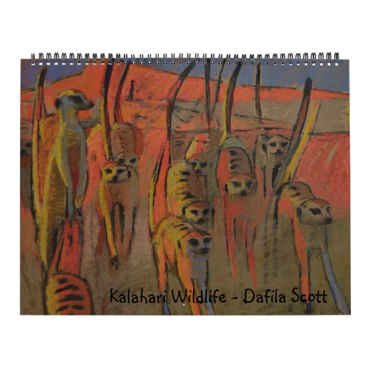 Mural Faune de Kalahari - calendrier (Protection)