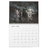 Mural Féeries dans le calendrier de forêt (Jan 2026)