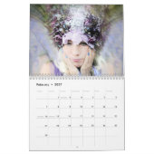 Mural Féeries dans le calendrier de forêt (Feb 2027)