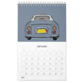 Mural Figarations Jote Lapis Grey Figaro Calendrier de v (Jan 2027)