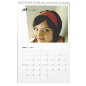 Mural Filles 2009 de calendrier (Mar 2027)