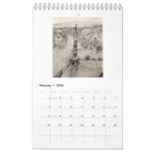 Mural Flèches et églises de calendrier (Feb 2026)