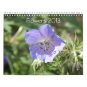 MURAL FLEURS 2013 CALENDRIER (16 MOIS) (Protection)