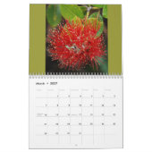 Mural Fleurs de calendrier d'Hawaï 2010 (Mar 2027)