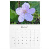 Mural Fleurs de l'Israël : Calendrier 2017 (Mar 2027)