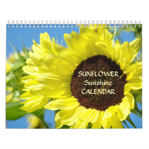 Mural FLEURS DE SOLEIL CALENDRIER DE SOLEIL Fleurs solai