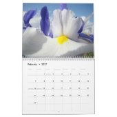 Mural Fleurs d'iris de GRAND-MÈRE Calendrier Cadeaux Iri (Feb 2027)