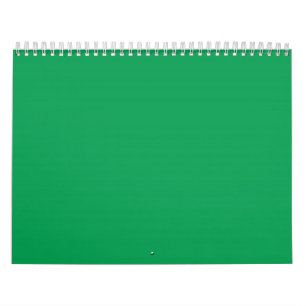 Mural Fonds Vert Herbe sur un Calendrier