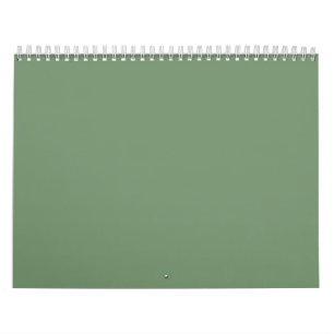 Mural Fonds Vert Sauge sur un Calendrier