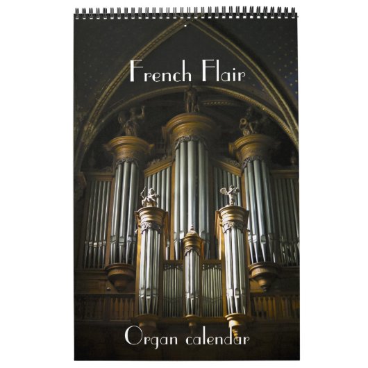 Mural French Flair - Calendrier des Organs de France (Protection)
