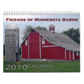 Mural Friends of Minnesota Barns 2010 Calendrier (Protection)