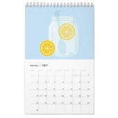 Mural Fruit et calendrier végétarien (Jan 2027)