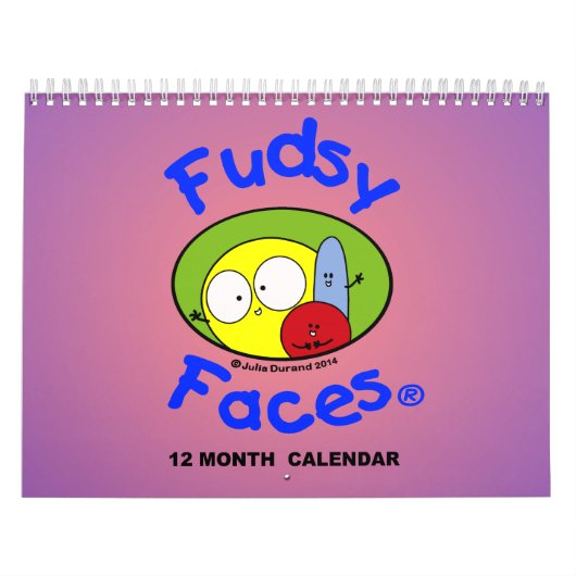 Mural "Fudsy fait face" - au calendrier de 12 mois (Protection)