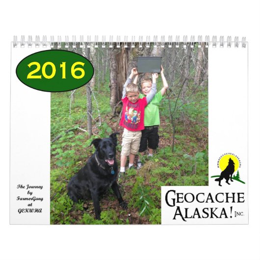 Mural GeocacheAlaska ! Calendrier 2016 (Protection)