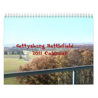 Mural Gettysburg - collage - calendrier