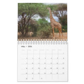 Mural Girafe calendrier (Mar 2026)