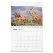 Mural Girafe calendrier (Feb 2026)
