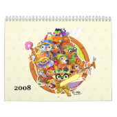 Mural GoPets ouvrant le calendrier 2008 (Protection)
