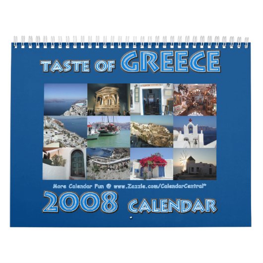 Mural Goût de calendrier de la Grèce 2008 (Protection)