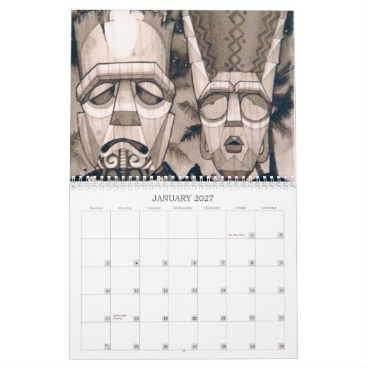 MURAL GRAND CALENDRIER DE JIMS CRAPTACULAR ! (Jan 2027)