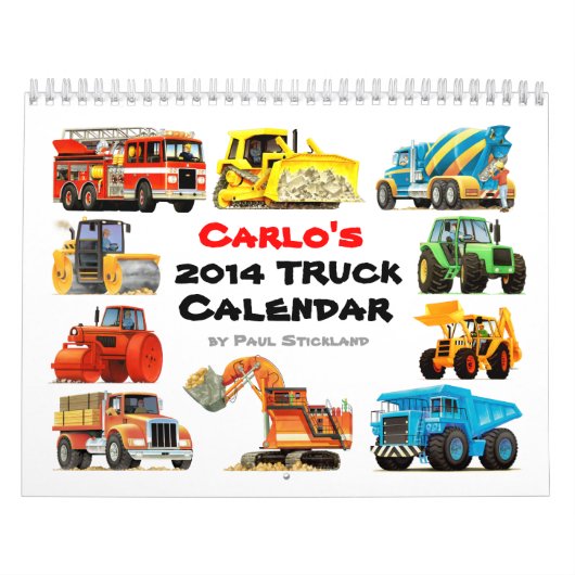 Mural Grand calendrier du camion 2016 (Protection)
