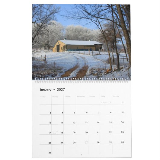 Mural Greenwood cultive le calendrier 2012 (Jan 2027)