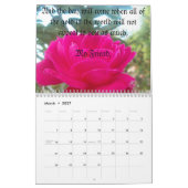 Mural Hakuna Matata Roses Illustration Calendrier person (Mar 2027)