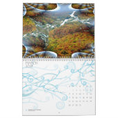 Mural Heure du calendrier fractal (Mar 2027)