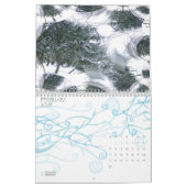 Mural Heure du calendrier fractal (Feb 2027)