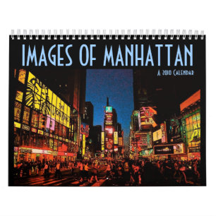 Mural Images de calendrier de Manhattan