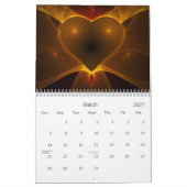 Mural Imaginaire d'or, calendrier 2017 (Mar 2027)