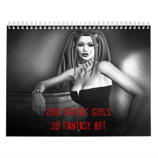 Mural Imaginaire gothique des filles 2013 Calendrier
