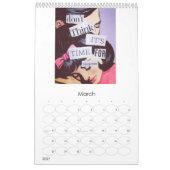 Mural Immense chagrin calendrier de 12 mois (Mar 2027)
