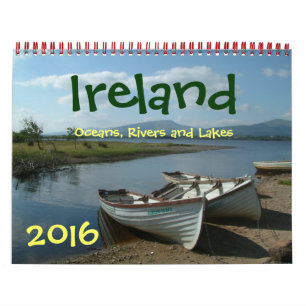 Mural Irlande Océans, rivières et lacs Calendrier 2016