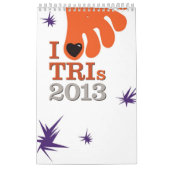 Mural J'aime Tris 2013 - calendrier pour Triathletes - (Protection)