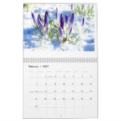 Mural Jardins et fleurs Calendrier 2015 (Feb 2027)