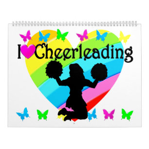 MURAL JOLIE RAINBOW J'AIME LE CALENDRIER DE CHEERLEADLEA