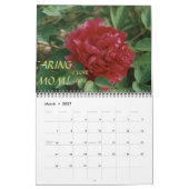 Mural JOLIMENT ROSES ! Calendrier (Mar 2027)