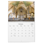 Mural Juste l'Allemagne - calendrier d'organe de tuyau (Feb 2026)