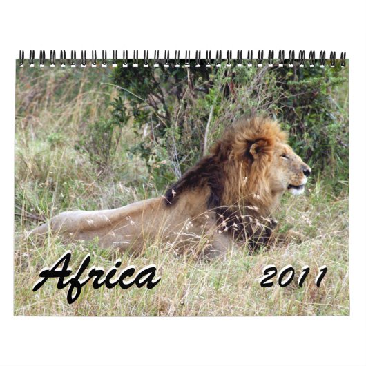 Mural l'Afrique 2011 calendrier de 15 mois (Protection)