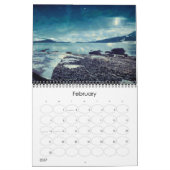 Mural L'alien rencontre le calendrier d'UFO pour 2017 (Feb 2027)